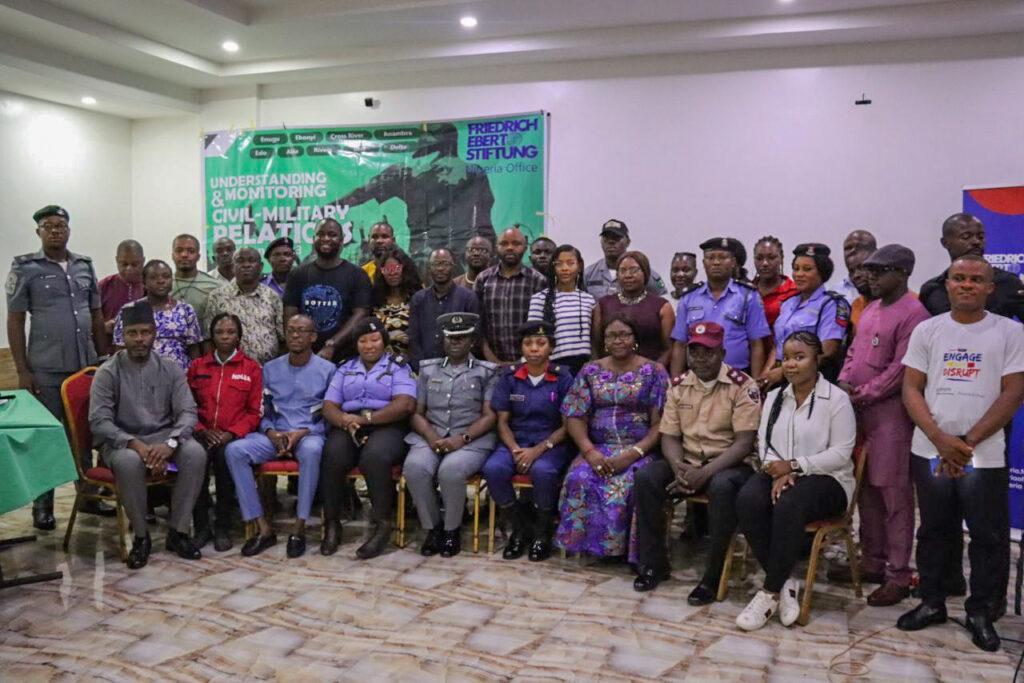 Group photograph from the Civil-Military Relations training program.