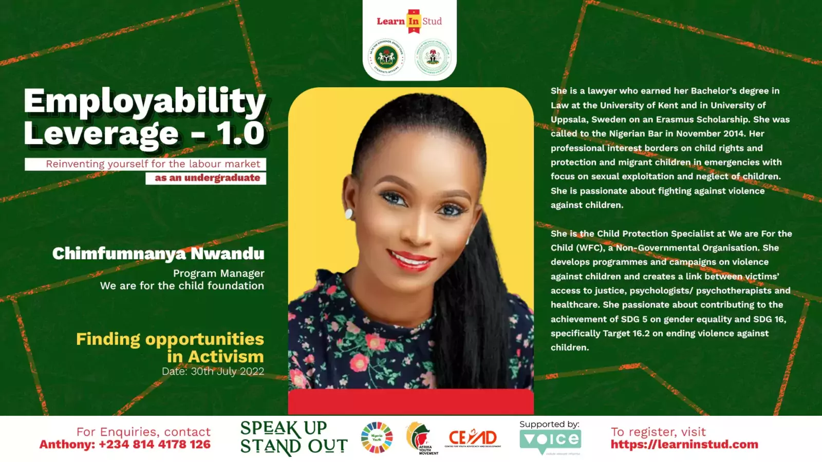 Anthony Chinweuba - Stand Out, Connect, and Thrive in the Digital World