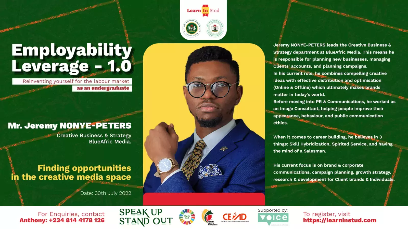 Anthony Chinweuba - Stand Out, Connect, and Thrive in the Digital World