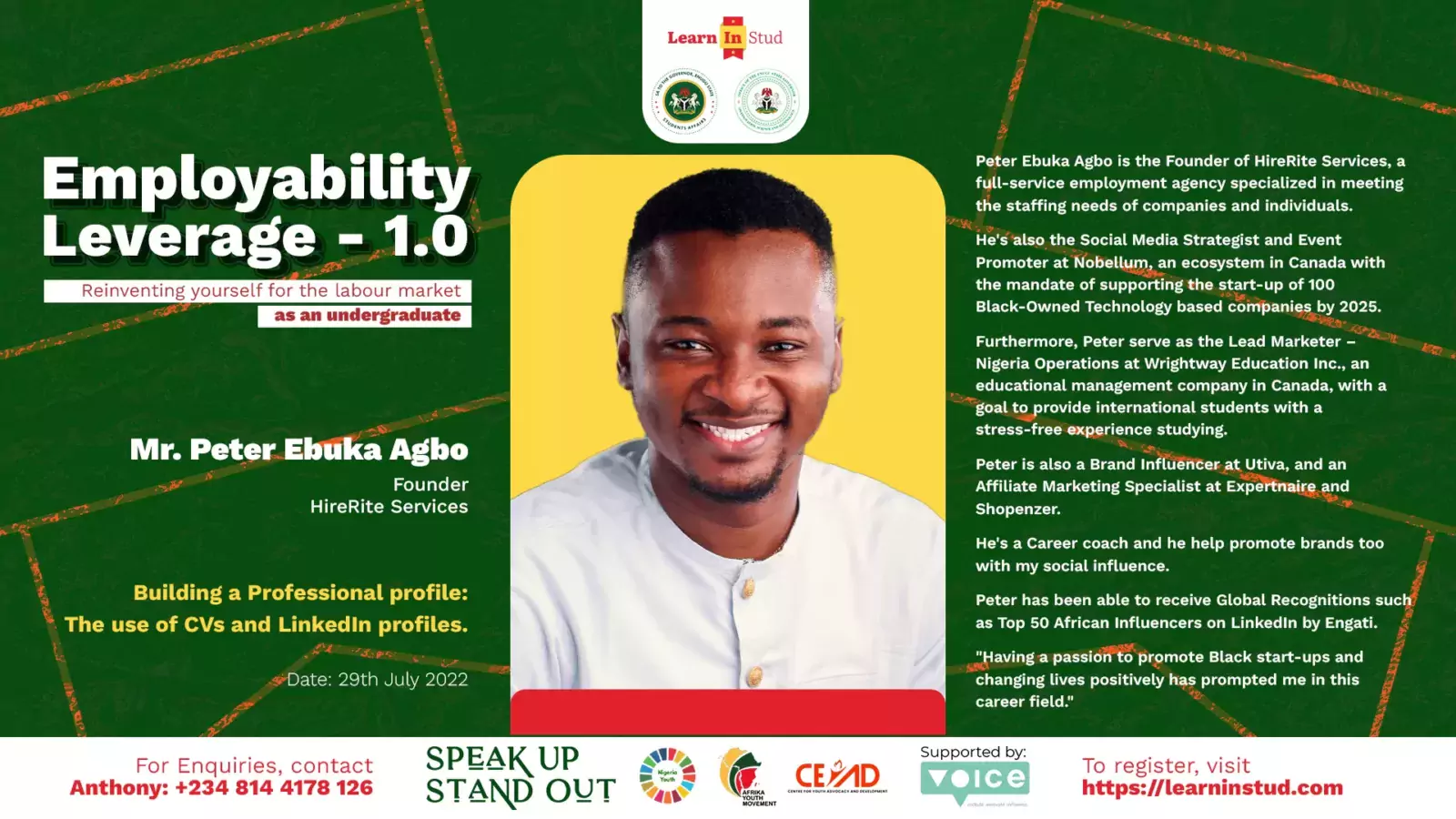 Anthony Chinweuba - Stand Out, Connect, and Thrive in the Digital World